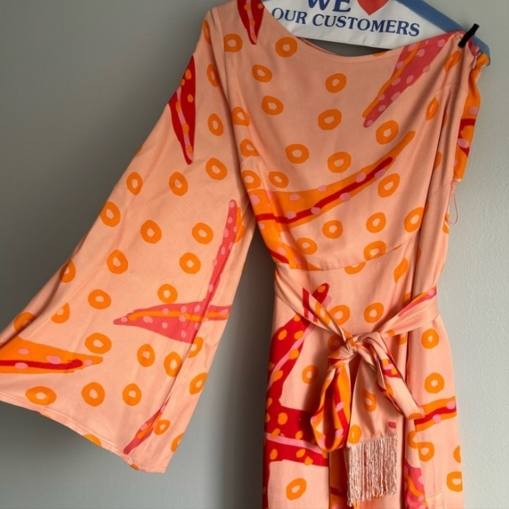 Farm Rio One-Shoulder Starfish Dress - Picture 10 of 11